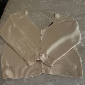 Zara Cream Women's Cardigan